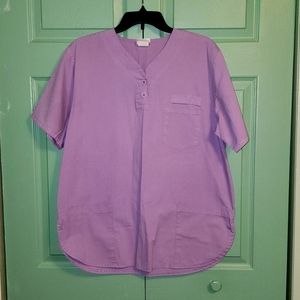 Barco Lavender Scrub Top (Size M) GUC